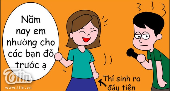 Thí sinh ra khỏi phòng thi đầu tiên khiến ai cũng ngưỡng mộ, nhưng thực tế thì quá phũ phàng