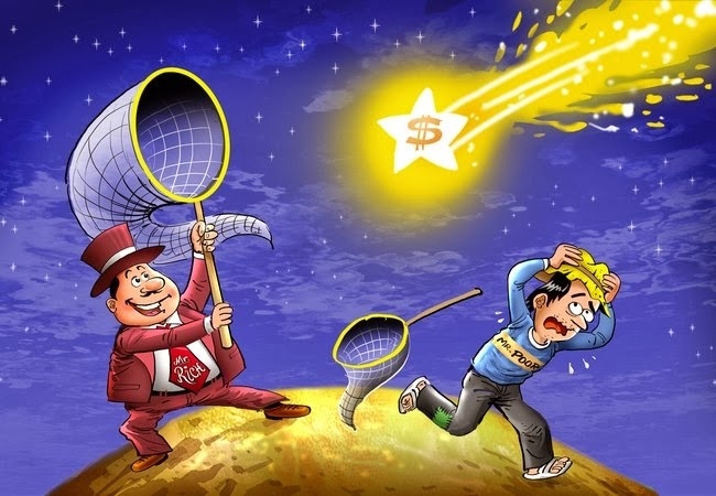 Người giàu là những người rất biết đón nhận. Người nghèo không biết đón nhận.