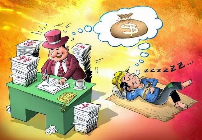 Người giàu quyết tâm làm giàu, còn người nghèo chỉ đơn giản là muốn giàu có.