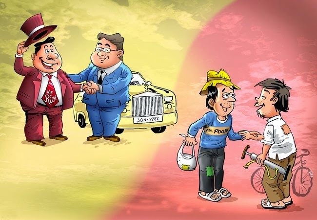 Người giàu kết thân với những người tích cực và thành công, còn người nghèo lại qua lại với những người thất bại và tiêu cực.