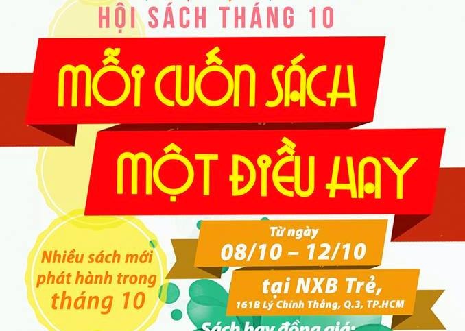 Cac chuong trinh giam gia tai hoi sach cua NXB Tre hinh anh