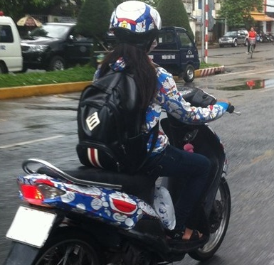 Bi che gieu 'thanh cuong Doremon' 9X Can Tho dang tin ban xe hinh anh