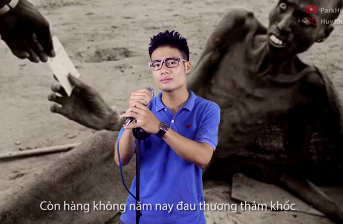 Clip che 'Noi binh yen bat dau' cua Huy Joo hinh anh