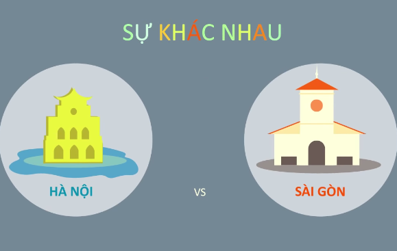 Clip 10 diem khac nhau thu vi giua Ha Noi va Sai Gon hinh anh
