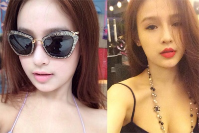Nhan sac trong mon con mat cua me mot con Huyen Baby hinh anh