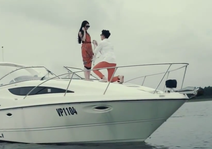 Clip cuoi dep lung linh cua cap doi 9X hinh anh