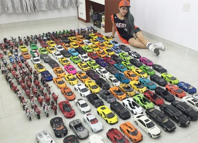 Bo suu tap 200 xe mo hinh cua DJ Melo The Remix hinh anh