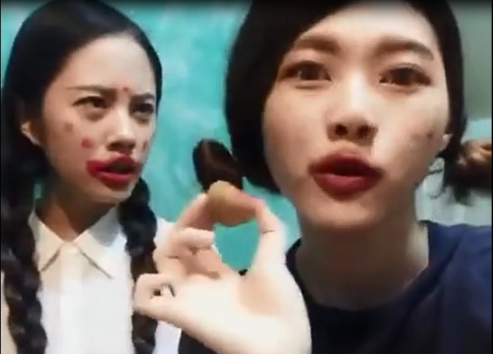 Clip vit hoa thien nga cua hai co gai hinh anh