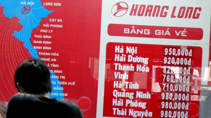 Nha xe o at tang gia ve dip tet hinh anh