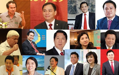 Nhung gia dinh giau nhat Viet Nam nam 2013 hinh anh