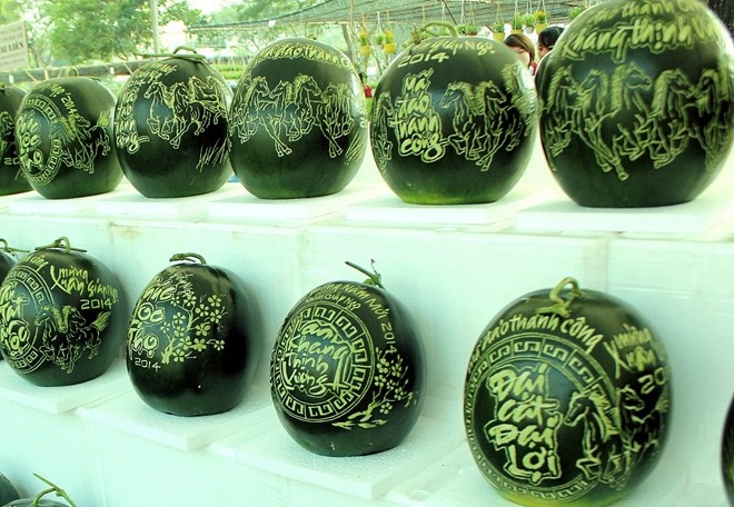 Dua hau khac hinh ngua gia bac trieu o Sai Gon hinh anh