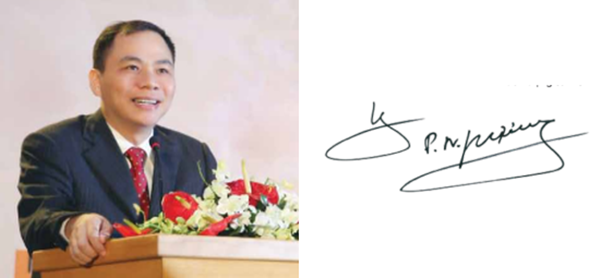 Chữ ký của tỷ phú đô la đầu tiên Việt Nam gây tò mò nhất 2014.