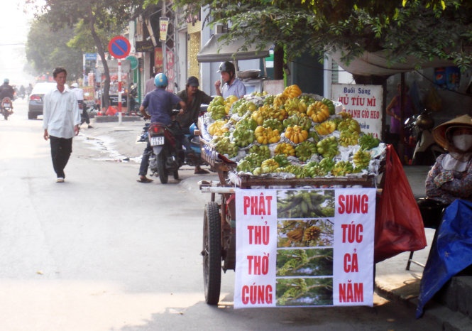 Trái Phật thủ chưng bàn thờ giá khá