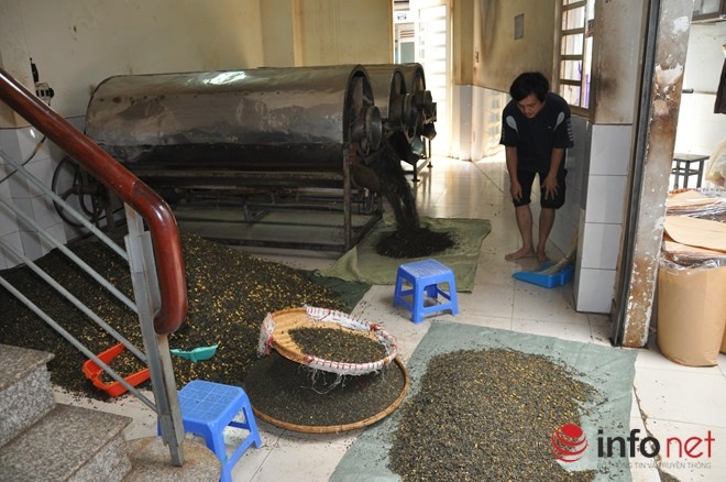 Cong nghe san xuat tra tam uop hoa chat hinh anh