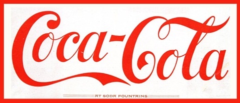 Logo Coca-cola huyền thoại.