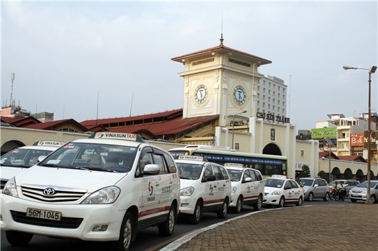 Tuan sau cuoc taxi, van tai Sai Gon giam dong loat hinh anh