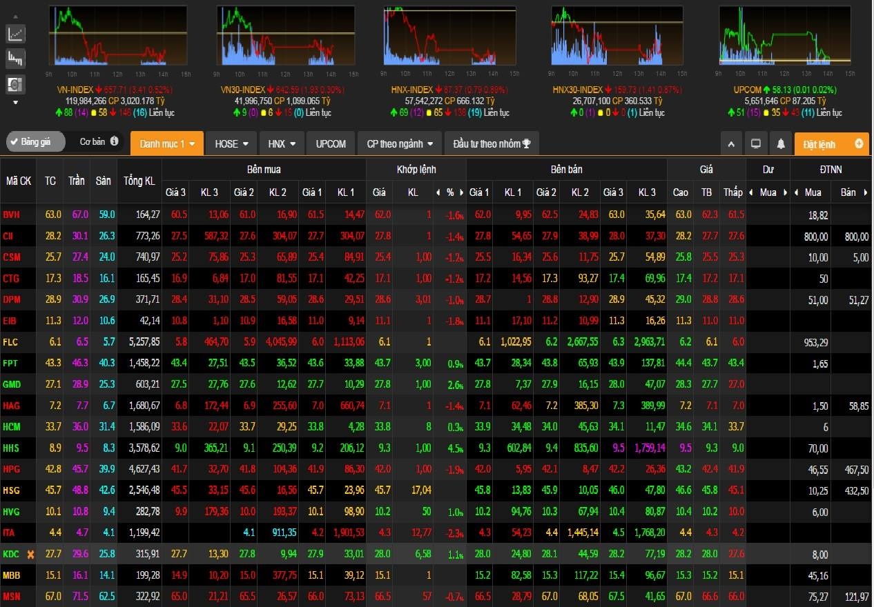 Vn-index se dat 700 diem anh 1