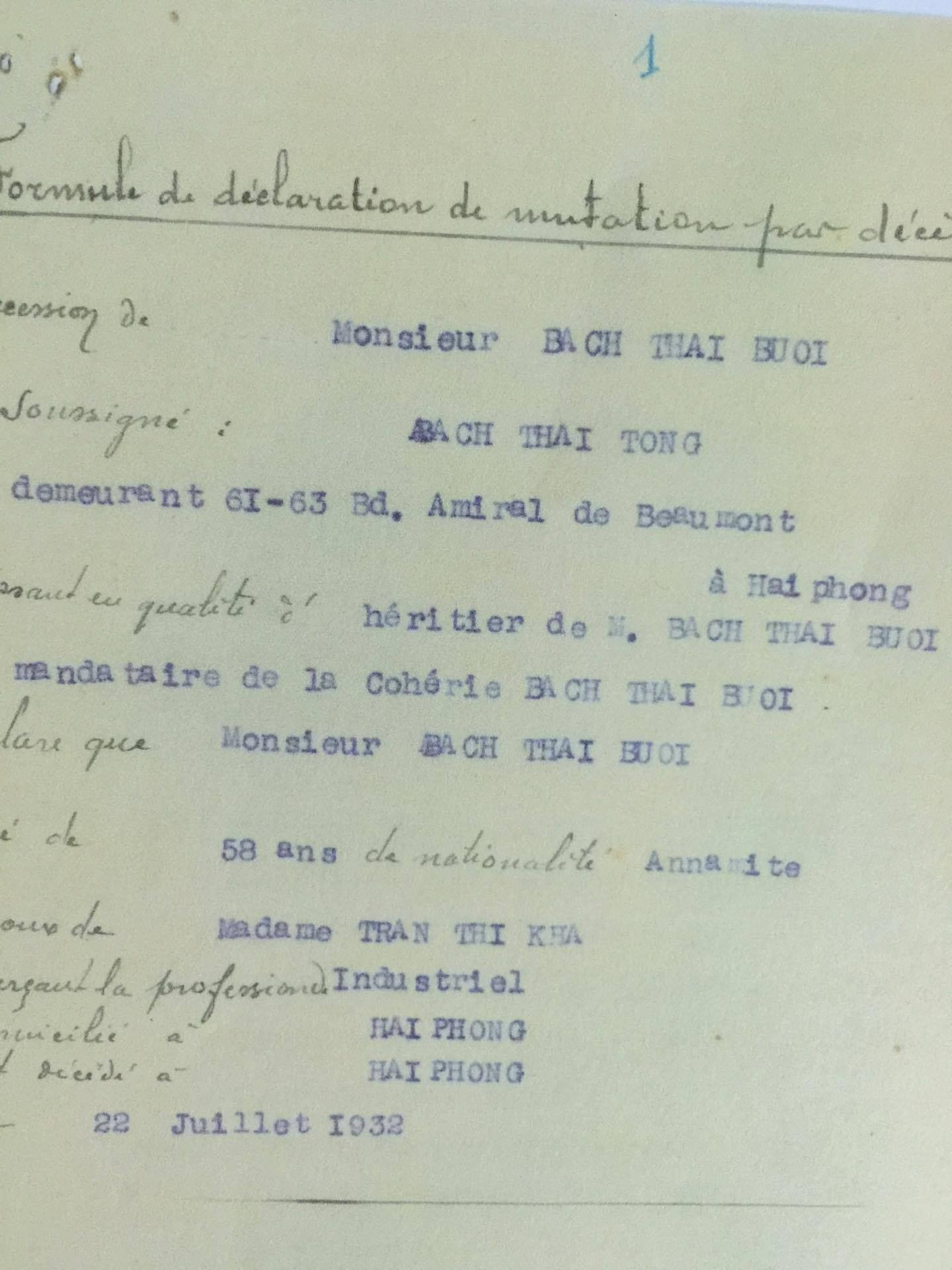 Di chúc 30 trang của doanh nhân Bạch Thái Bưởi ảnh 2 Di chuc 30 trang cua doanh nhan Bach Thai Buoi anh 2