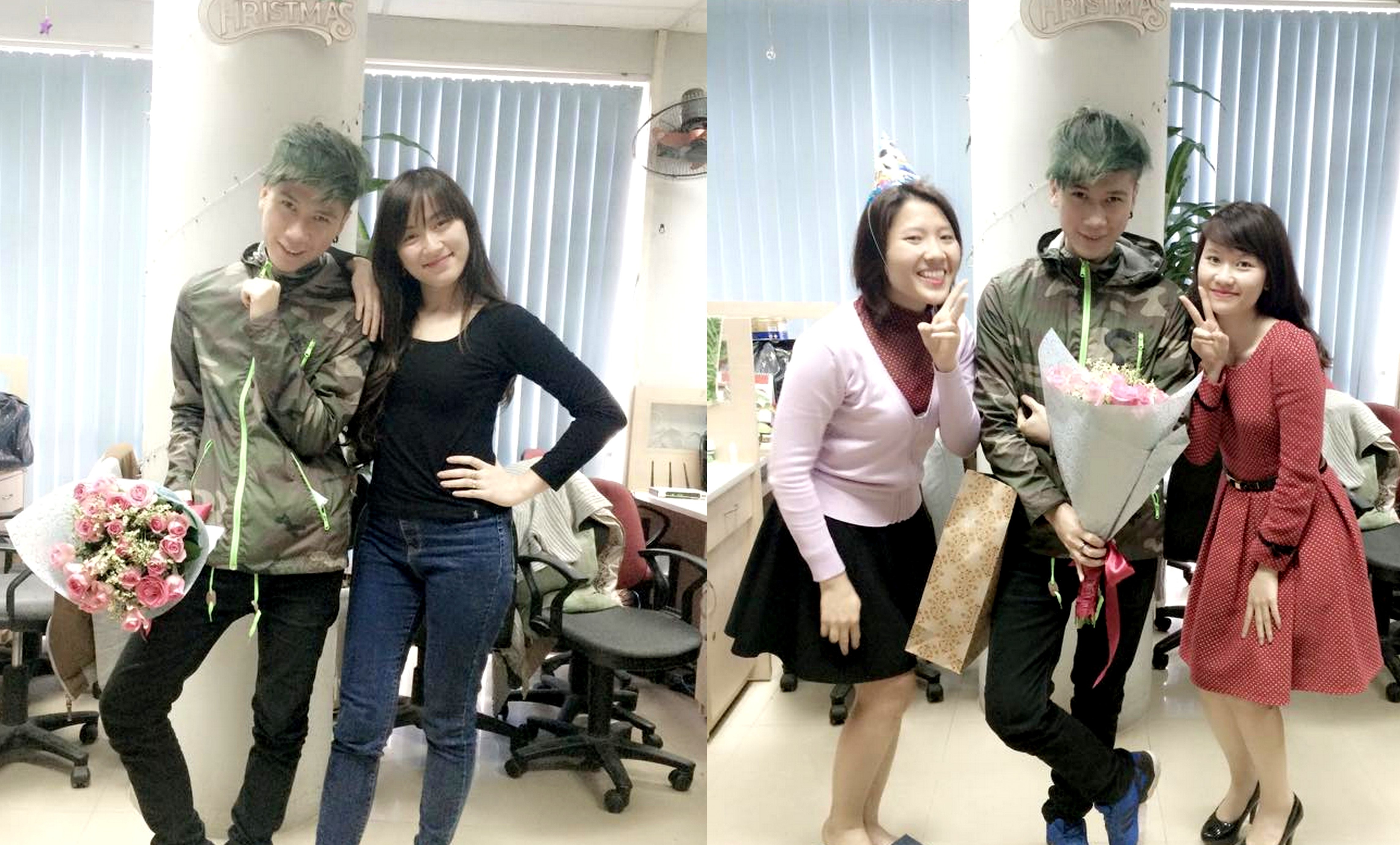 Ngày 21/1, hiện tượng nhạc chế Vanh Leg vui mừng chia sẻ khoảnh khắc đón sinh nhật sớm cùng đồng nghiệp tại nơi làm việc. 9X tỏ ra khá bất ngờ với những món quà và tình cảm đặc biệt của mọi người dành tặng.