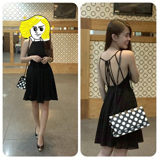 Hot teen 24/1: Chiec vay khoe lung tran cua Ngoc Thao hinh anh