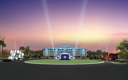 Phối cảnh tổng thể không gian Ngày hội “40 năm Giáo dục và Đào tạo TP.HCM phát triển” - Ảnh BTC.