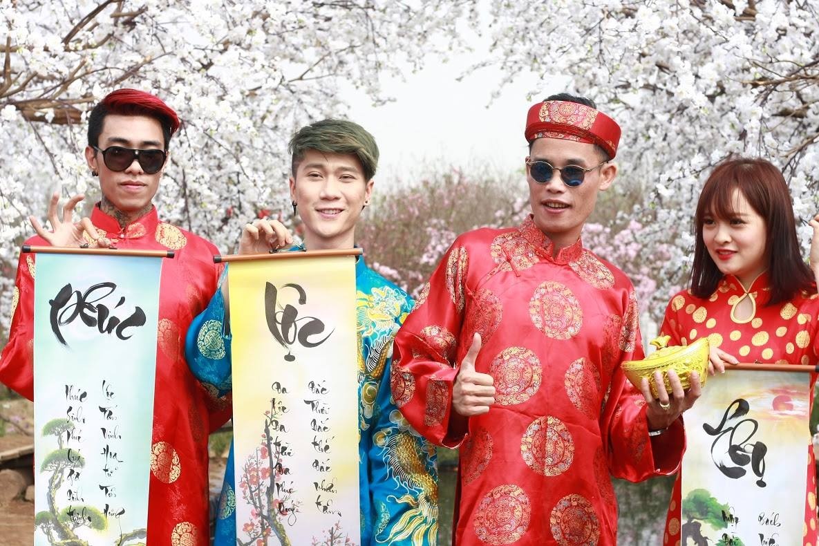 Vanh Leg, Hiep Ga nhi nho trong clip 'Tet den xuan ve' hinh anh
