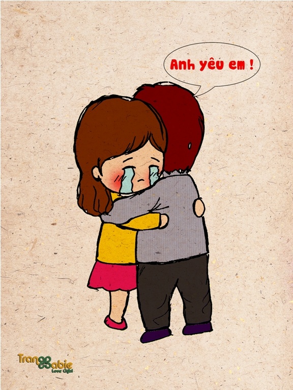 Cô gái không ngần ngại tỏ tình với chàng trai.