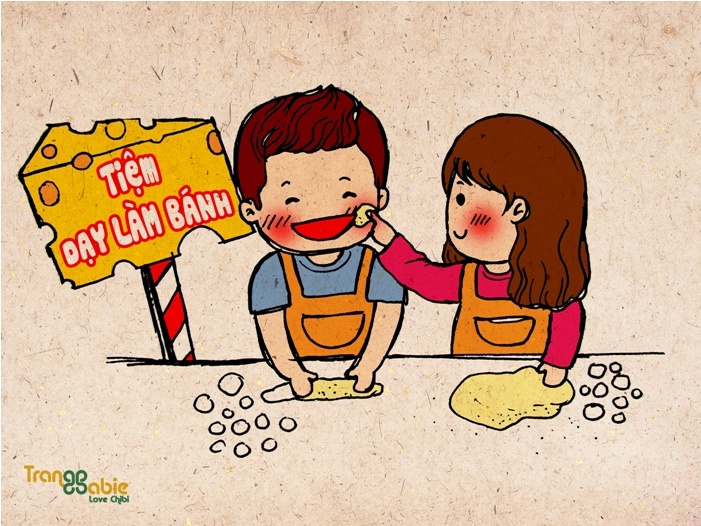 Bo tranh ngo nghinh ve tinh yeu sinh vien mua Valentine 2015 hinh anh