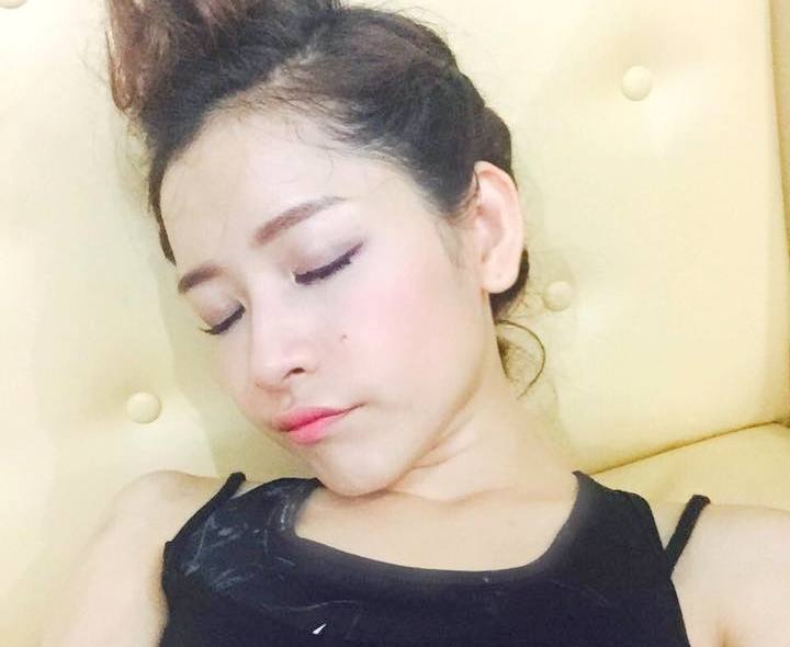 Hot teen 12/2: Chi Pu lo ve met moi vi luyen tap qua suc hinh anh