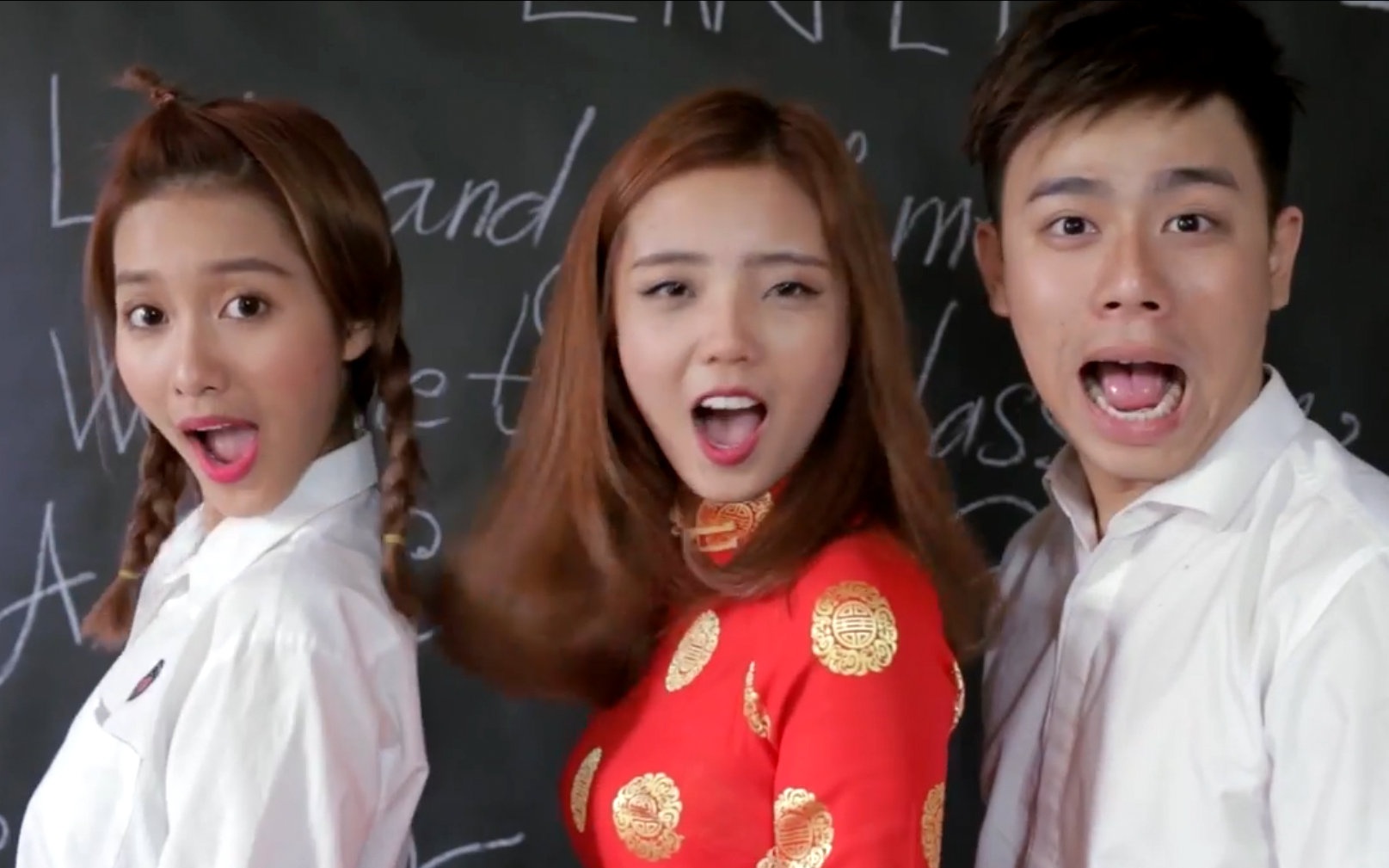 Clip cover nhac Thai cua Kha Ngan va hot girl nhom BB&BG hinh anh