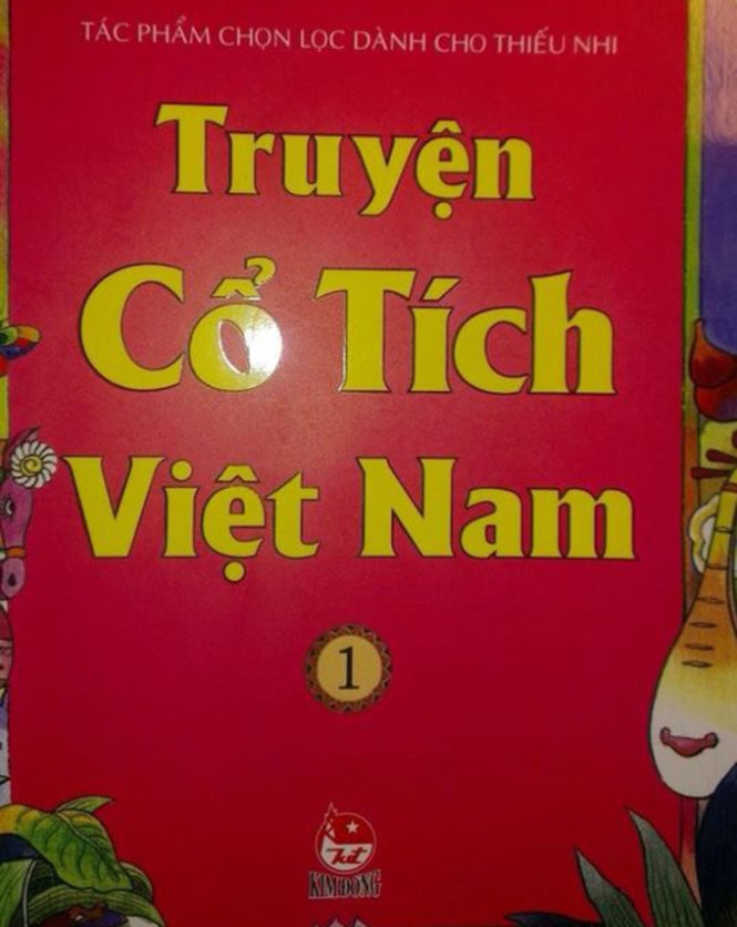 Bìa sách Truyện cổ tích Việt Nam (tập 1) - Ảnh: Bạn đọc cung cấp.