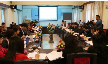 Không gian buổi tọa đàm ngày 25/3. (Ảnh: Văn Chung).