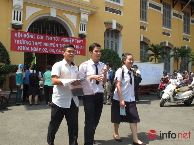 Hoc sinh tu chon mon thi tot nghiep: Hoa va Vat ly len ngoi hinh anh