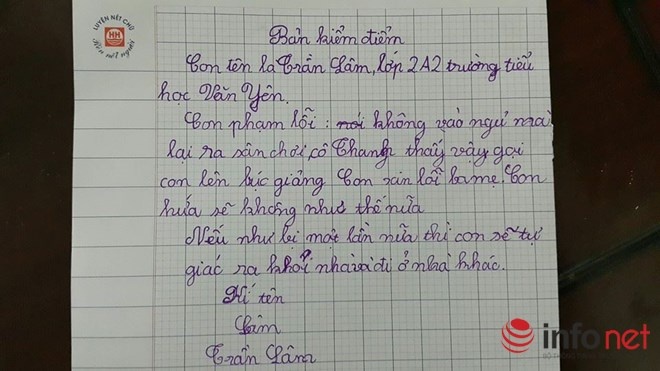 Ban kiem diem voi loi hua co mot khong hai cua HS lop 2 hinh anh