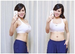 Mai Tho khoe eo thon sau mot thang sinh con hinh anh