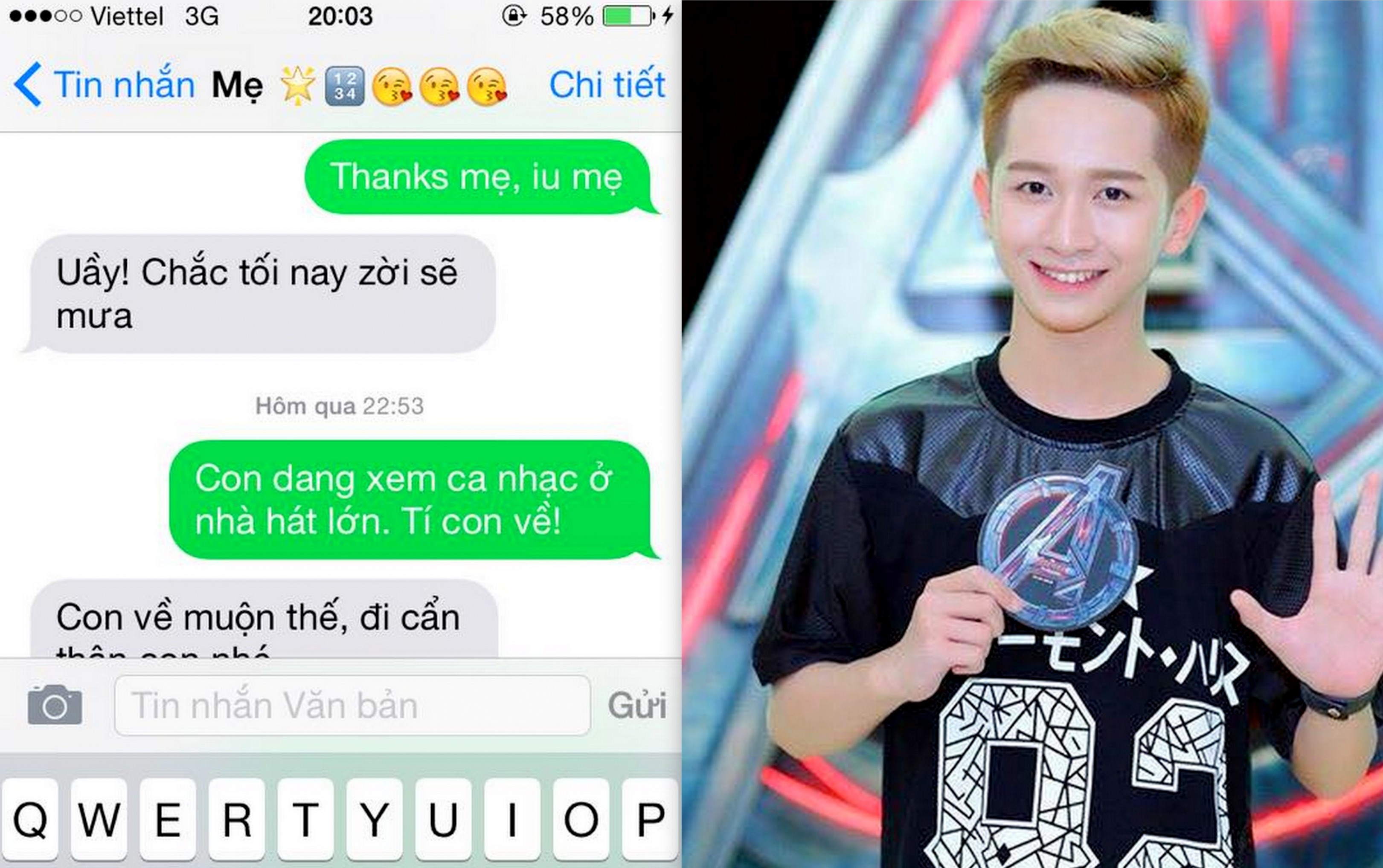 Hot teen Viet dong loat chia se tin nhan 'Con yeu me' hinh anh