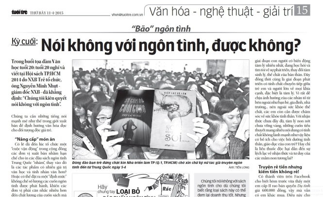 Tam dung dang ky xuat ban sach ngon tinh, dam my hinh anh