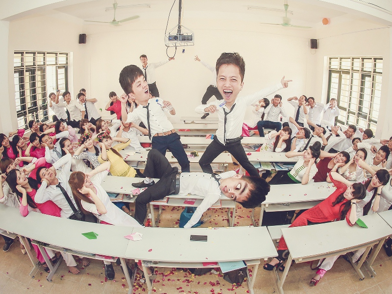 Anh ky yeu vui nhon cua sinh vien DH Tay Bac hinh anh