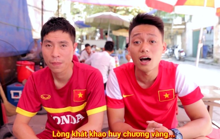Clip che co vu tinh than U23 Viet Nam tai Sea Games 28 hinh anh