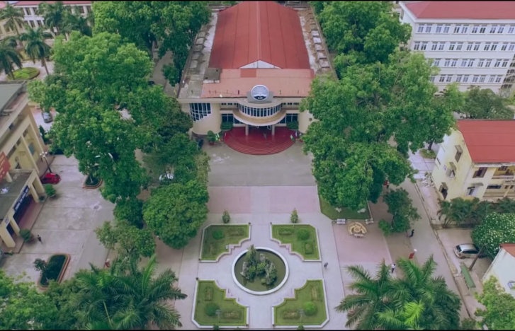 Toan canh Hoc vien Bao chi nhin tu camera bay hinh anh