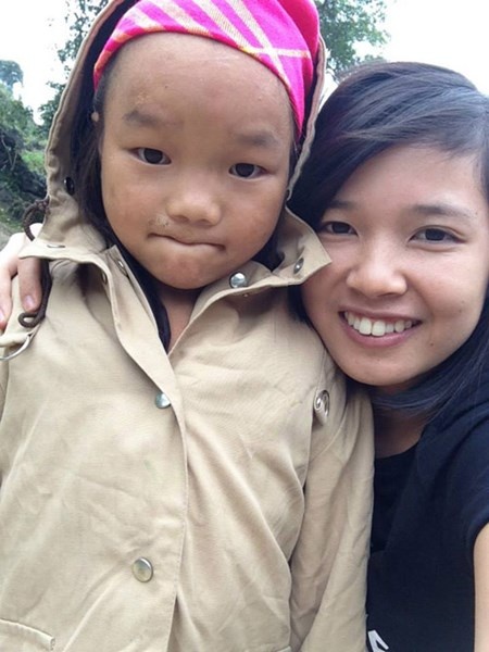 Cho đến giờ, Hân vẫn nhớ về chuyến đi làm từ thiện ở vùng cao.