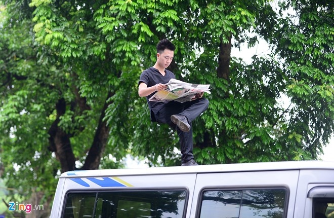 Màn biểu diễn gây chú ý của Dương Hoài Nam vào ngày 15/6 vừa qua. Ảnh: Lê Hiếu.