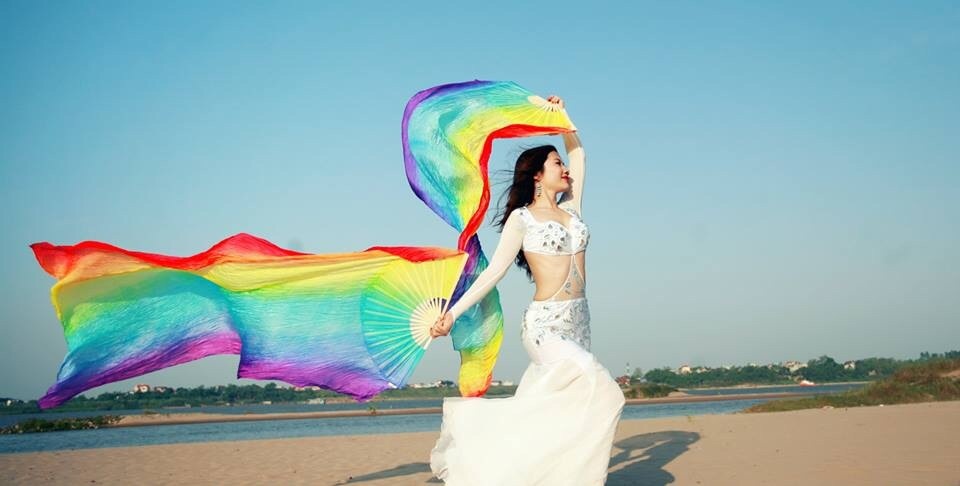 Với sự quyết tâm, kiên trì, Phi Yến đã vượt qua khó khăn, thử thách để gắn bó với Belly dance.