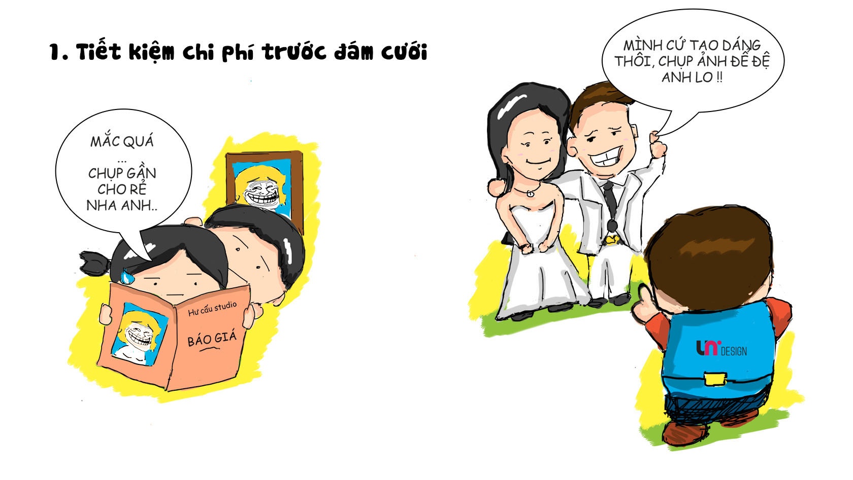 Tranh ve '5 ly do nen cuoi designer' hinh anh