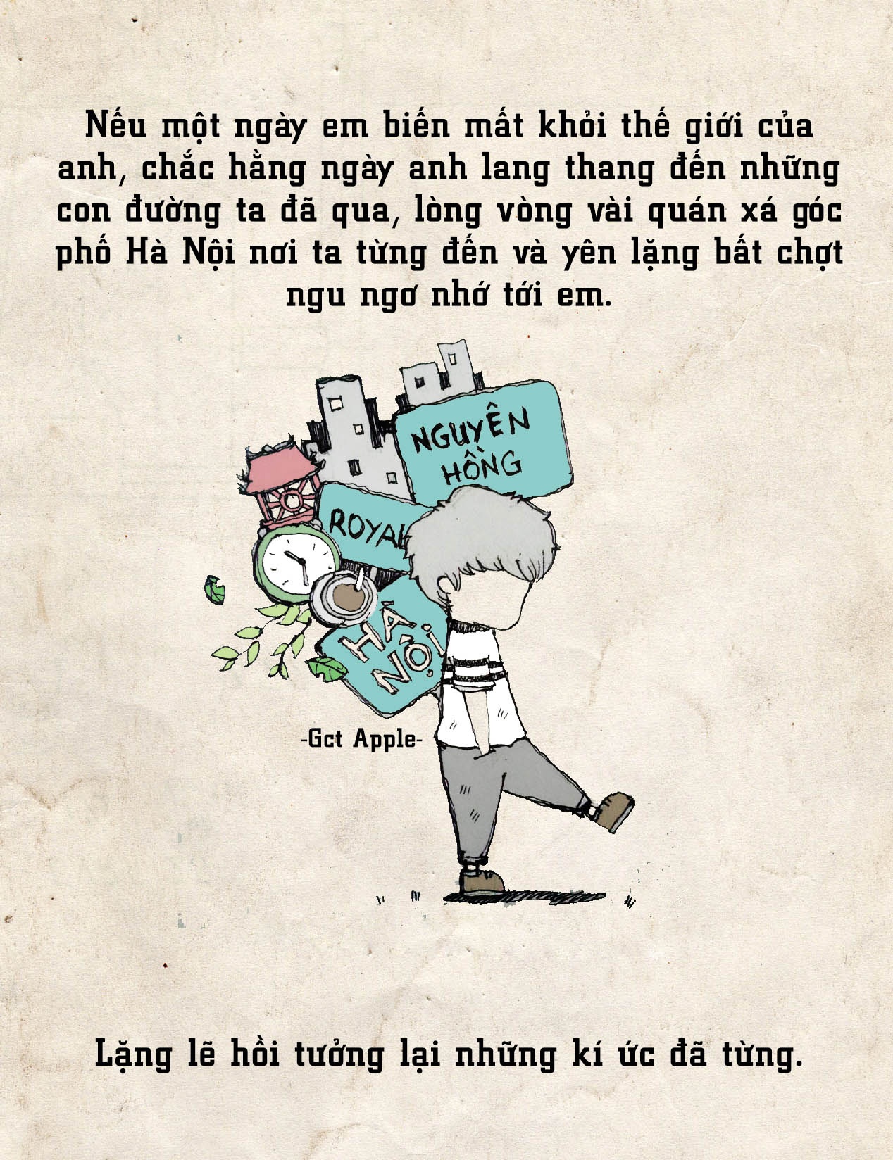 Đúng như tên gọi, Nếu một ngày em biến mất... mô phỏng câu chuyện tình có thật trong cuộc sống của tác giả trẻ Hữu Nhân. Anh và cô gái trong trái tim từng có duyên gặp nhau, quen biết và có thời gian lãng mạn với nhau. Tuy nhiên, vì nhiều lý do, cả hai không thể trao nhau chữ 
