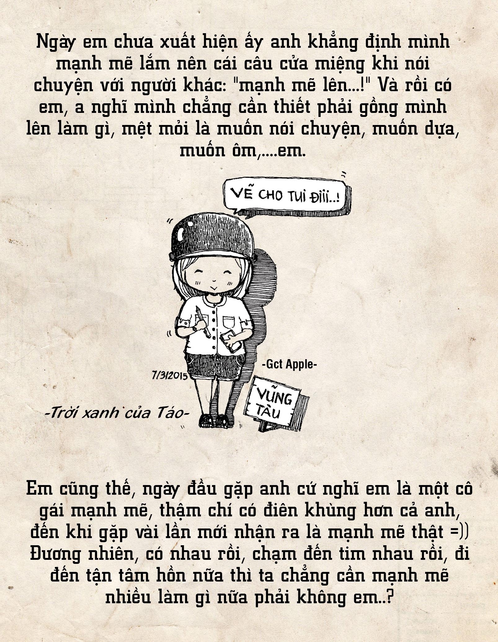 Từng nghĩ mình là mạnh mẽ, nhưng Hữu Nhân nhận ra bản thân luôn muốn dựa vào người con gái anh đã đem lòng yêu thương.