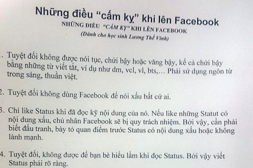 Nhung luu y khi len Facebook giup hoc sinh tranh cam bay hinh anh