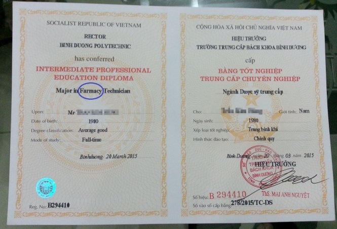 Be tac trong viec cap lai bang moi hinh anh