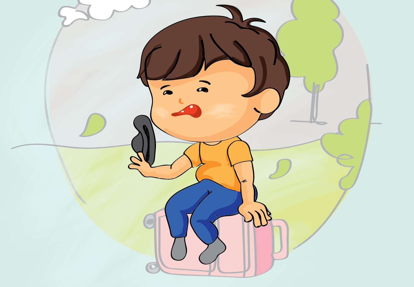 Tranh vui 10 bi quyet du lich an toan cho teen hinh anh