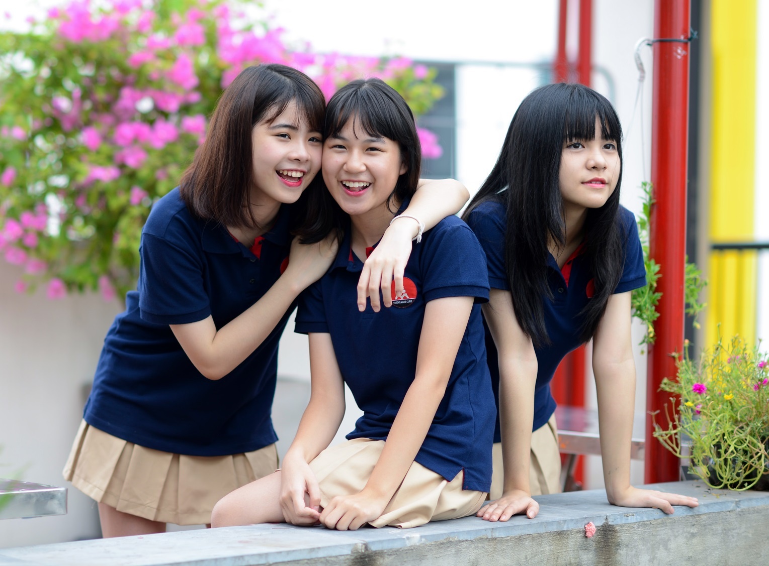 Dong phuc theo phong cach Han Quoc cua teen Marie Curie hinh anh